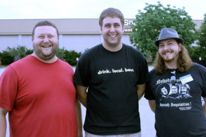 Top homebrewers in the state from left to right are Christopher Owen, Evan Brill and Zane Thorn.